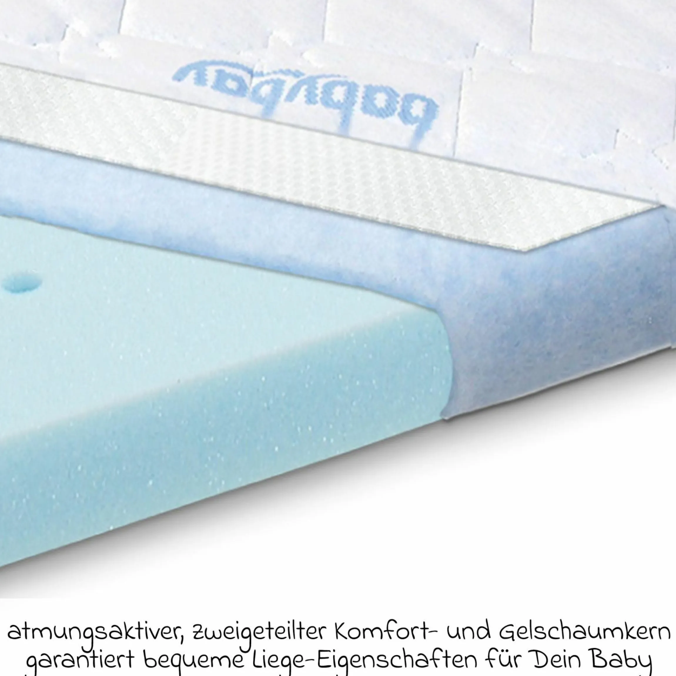 Matratze Medicott extraluftig 3D Mesh für Beistellbett Maxi, Boxspring, Comfort Plus - Weiß - Kollektion 2024