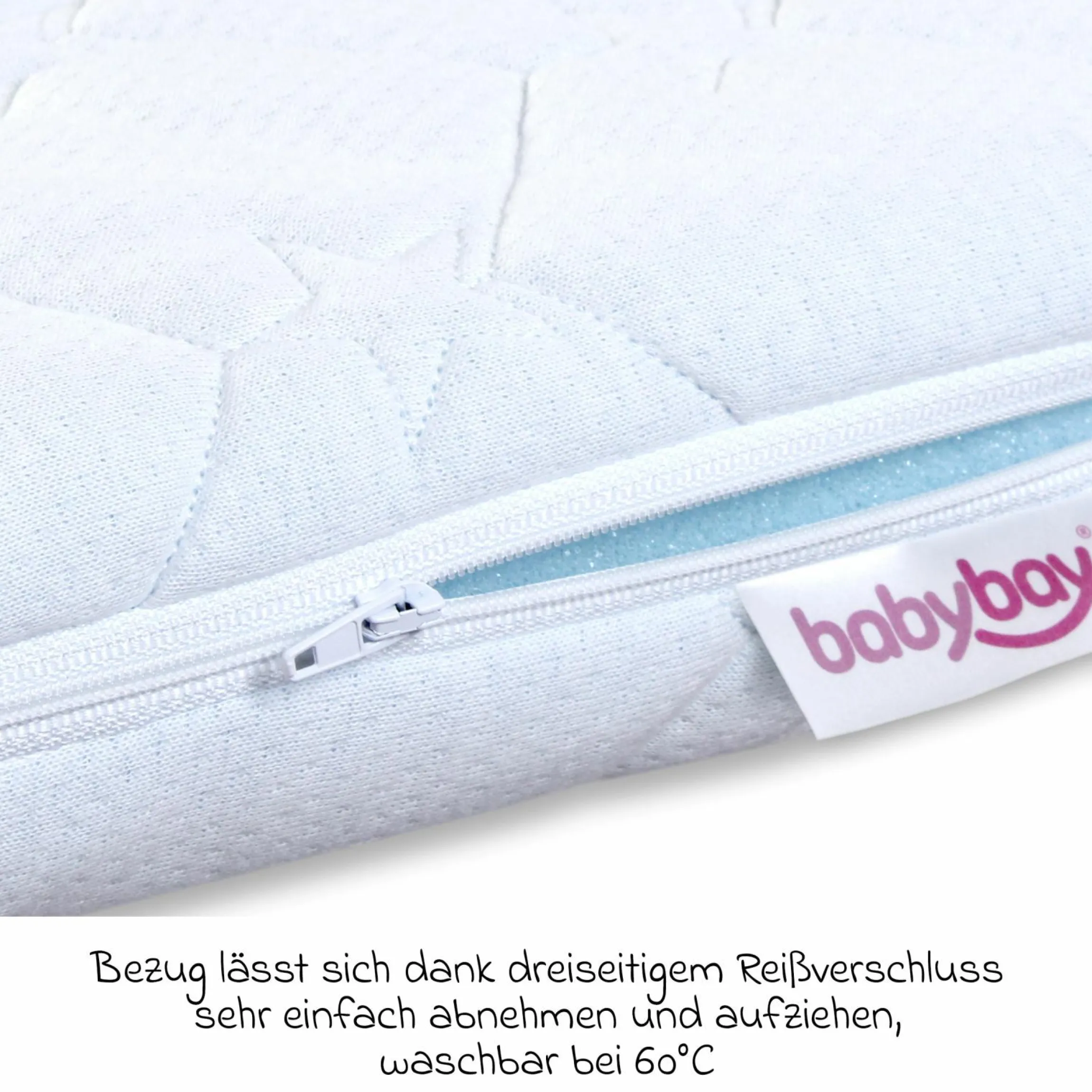 Matratze Medicott extraluftig 3D Mesh für Beistellbett Maxi, Boxspring, Comfort Plus - Weiß - Kollektion 2024