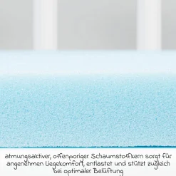 Matratze Medicott extraluftig 3D Mesh für Beistellbett Original - Weiß - Kollektion 2024