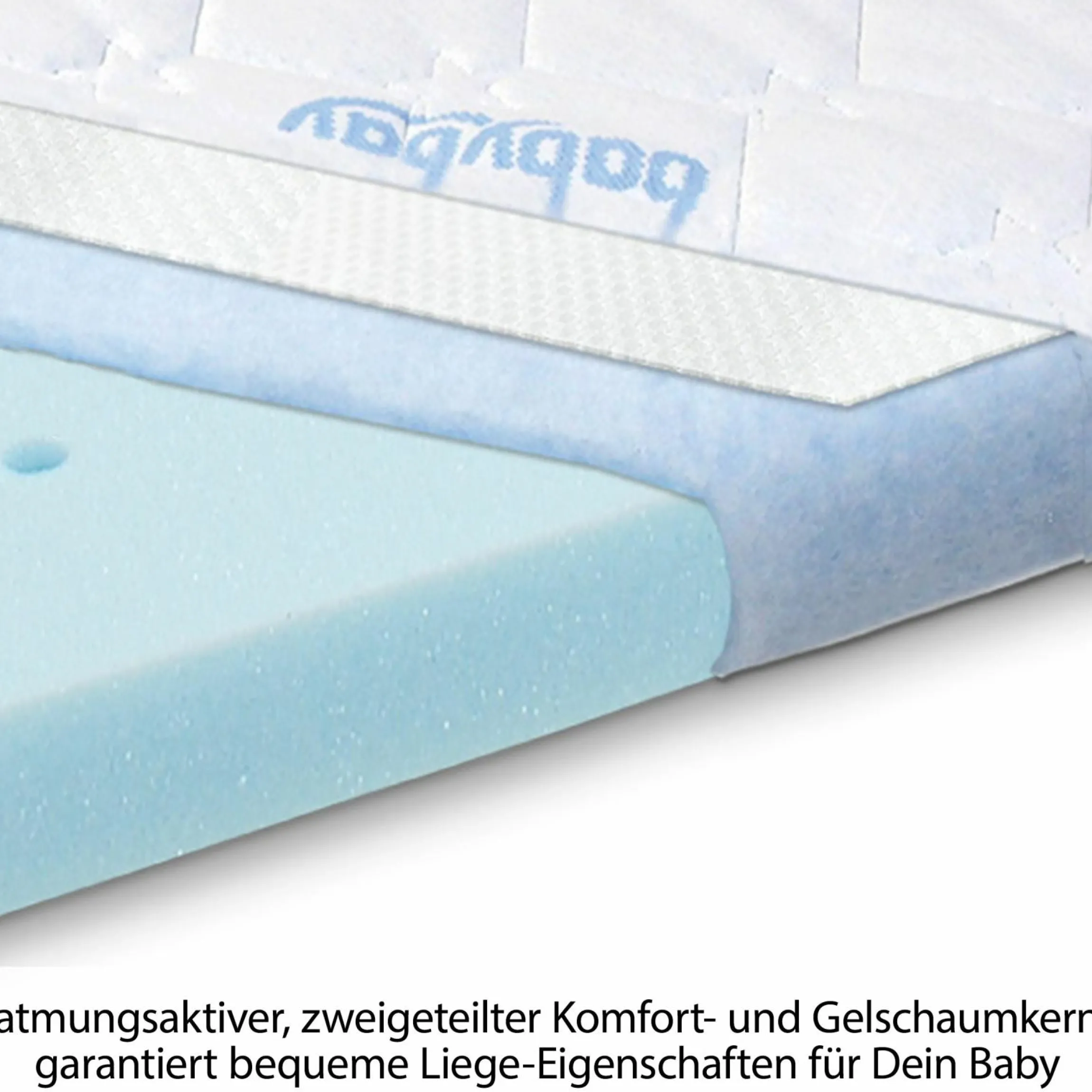 Matratze Medicott extraluftig 3D Mesh für Beistellbett Original - Weiß - Kollektion 2024