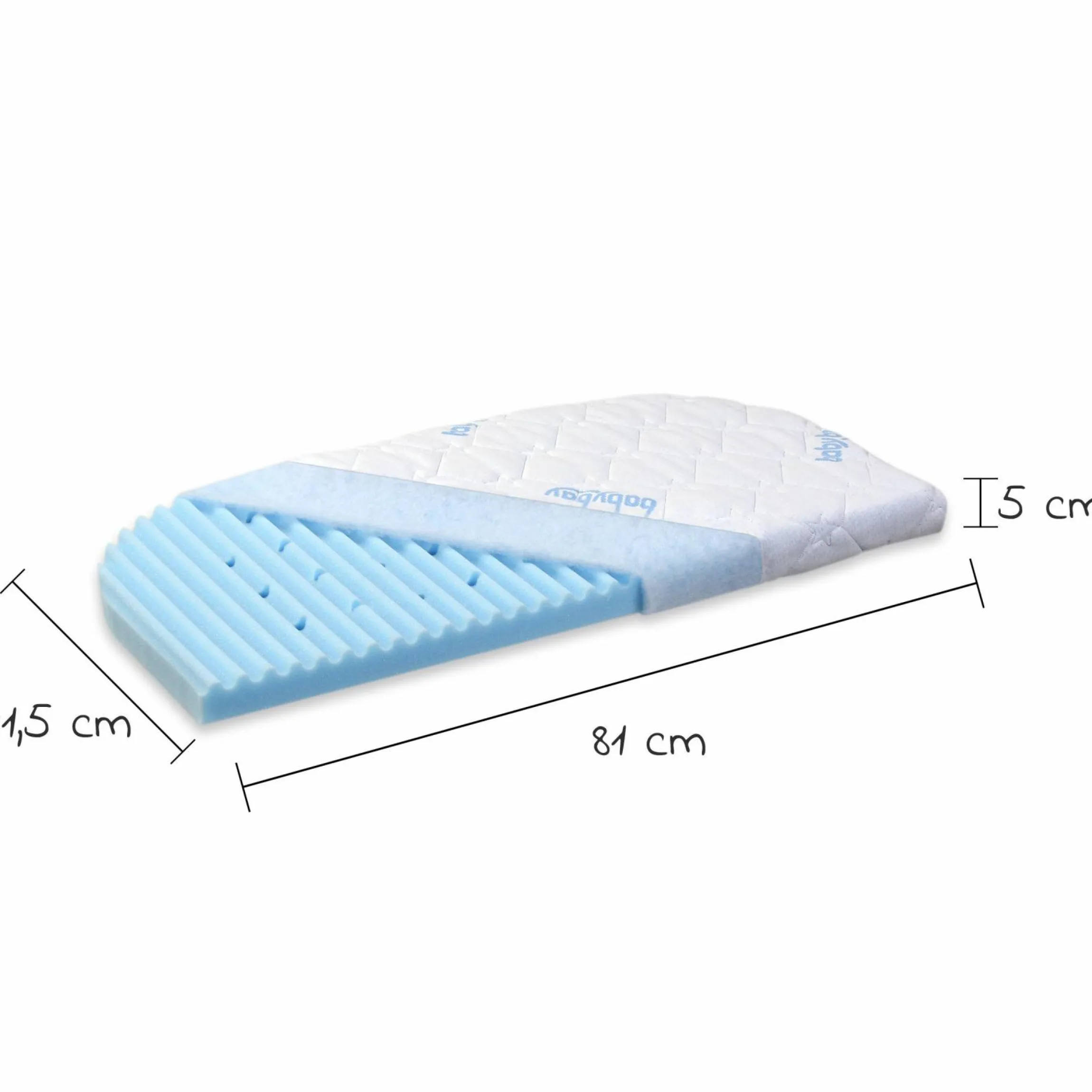 Matratze Medicott Wave für Beistellbett Original - Blau - Kollektion 2024