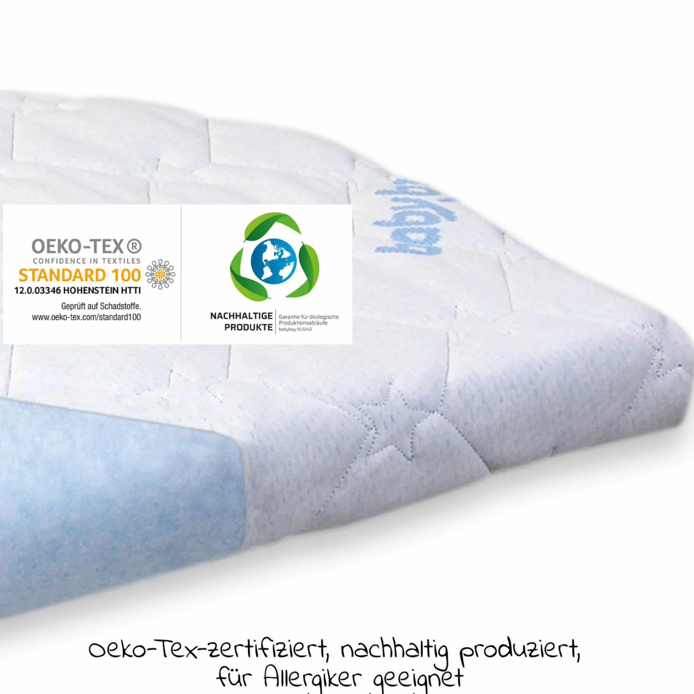Matratze Medicott Wave für Beistellbett Boxspring XXL - Blau - Kollektion 2024