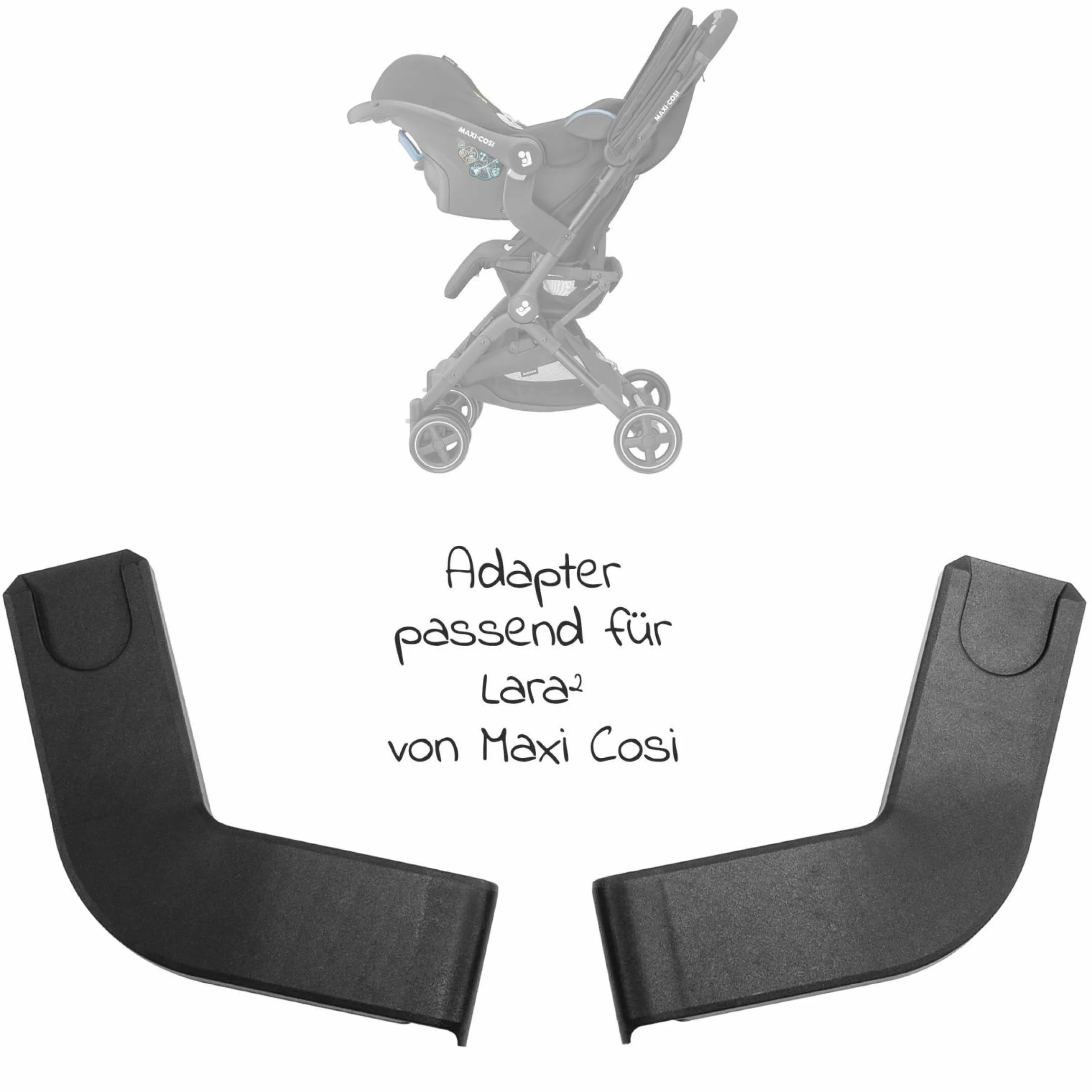 Maxi-Cosi Adapter für Buggy Lara² - Black - Kollektion 2025