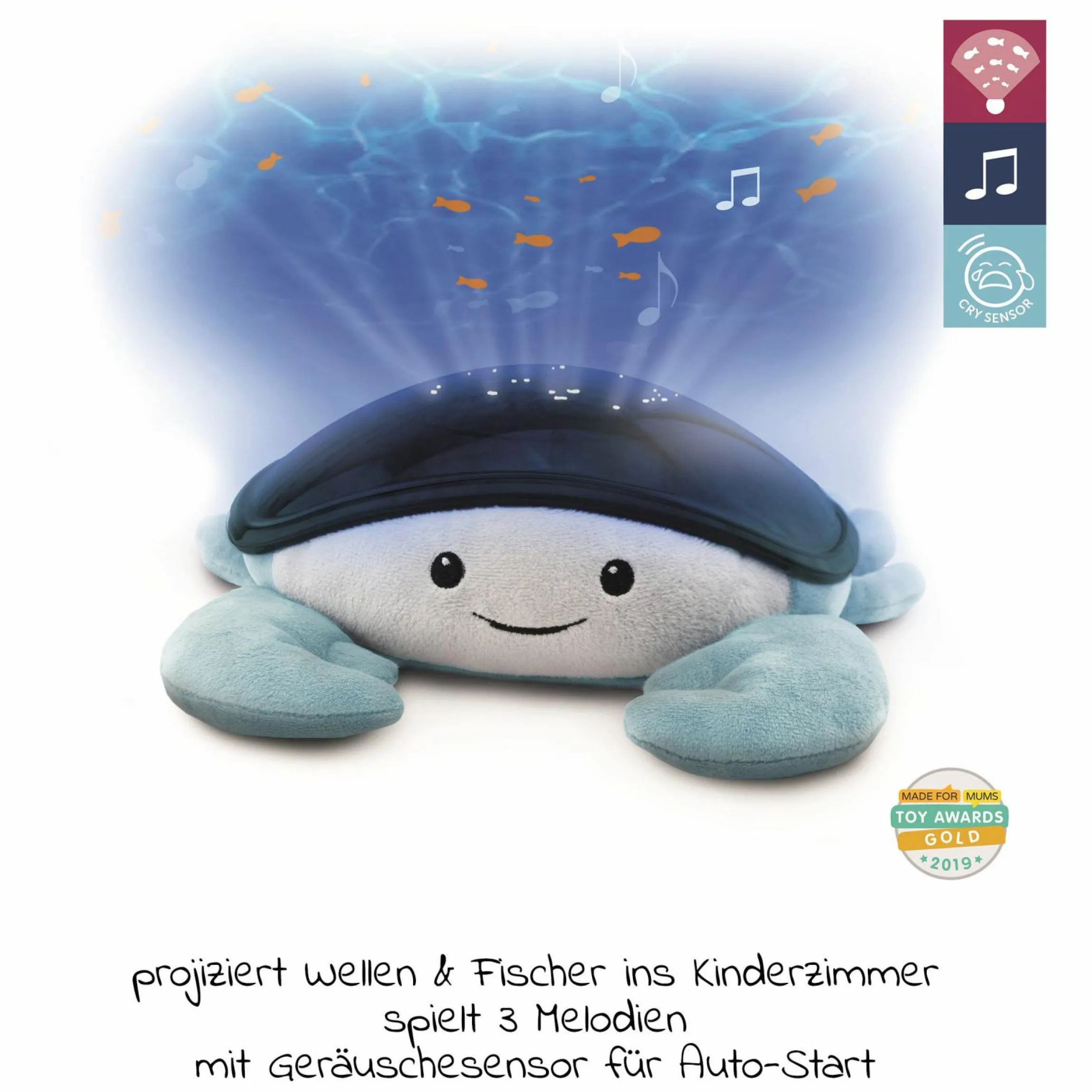 Meeresprojektor mit Musik - Cody die Krabbe