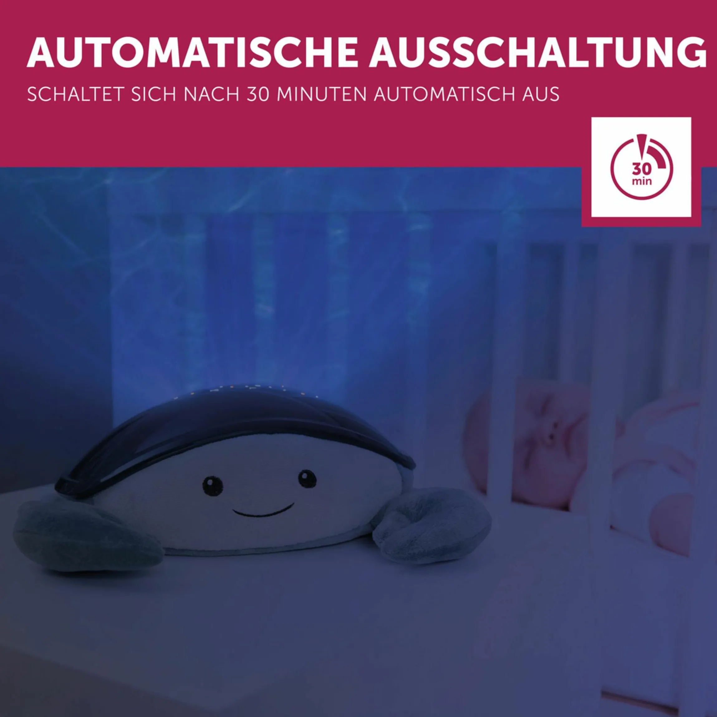 Meeresprojektor mit Musik - Cody die Krabbe