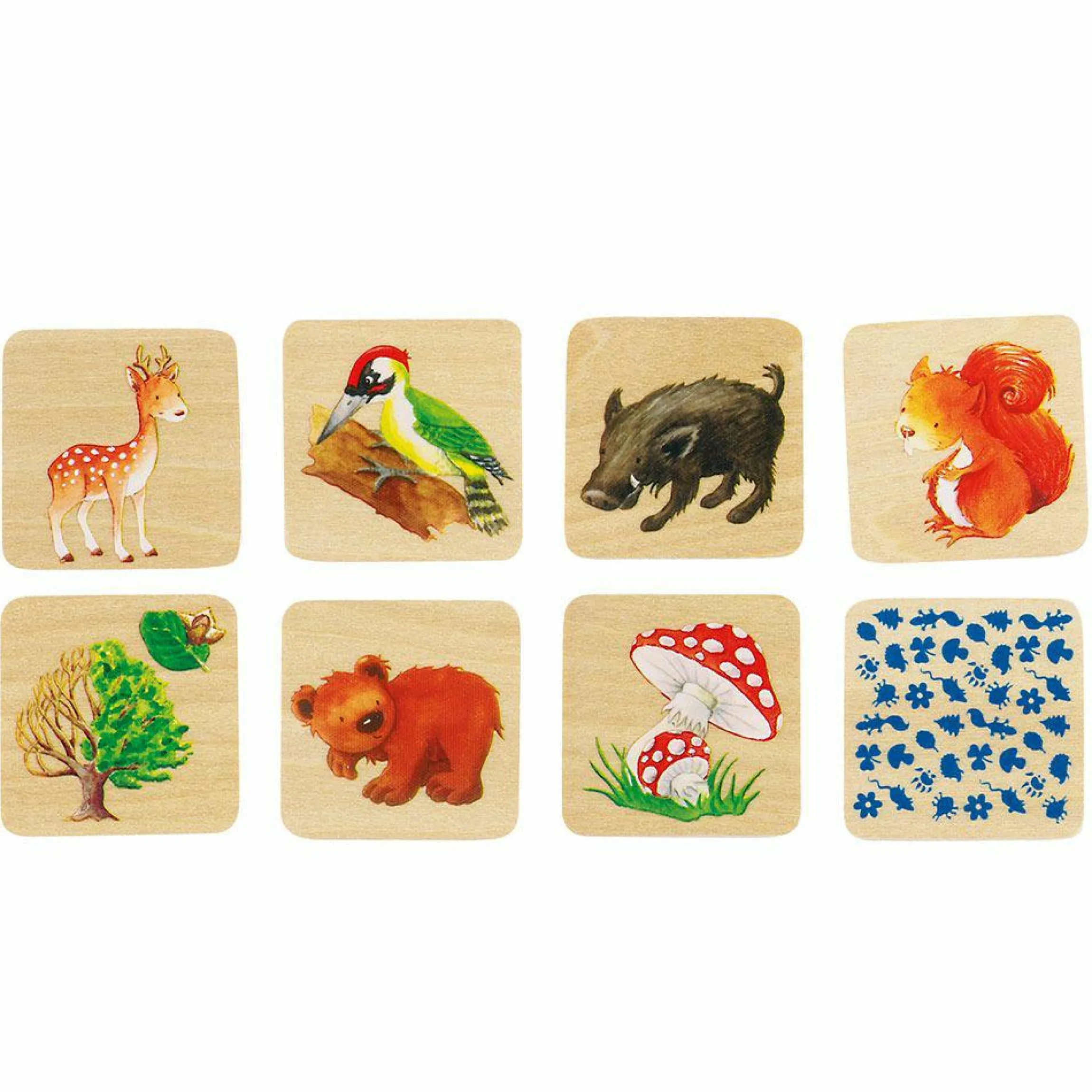 Memory-Spiel 32 Teile - Waldleben