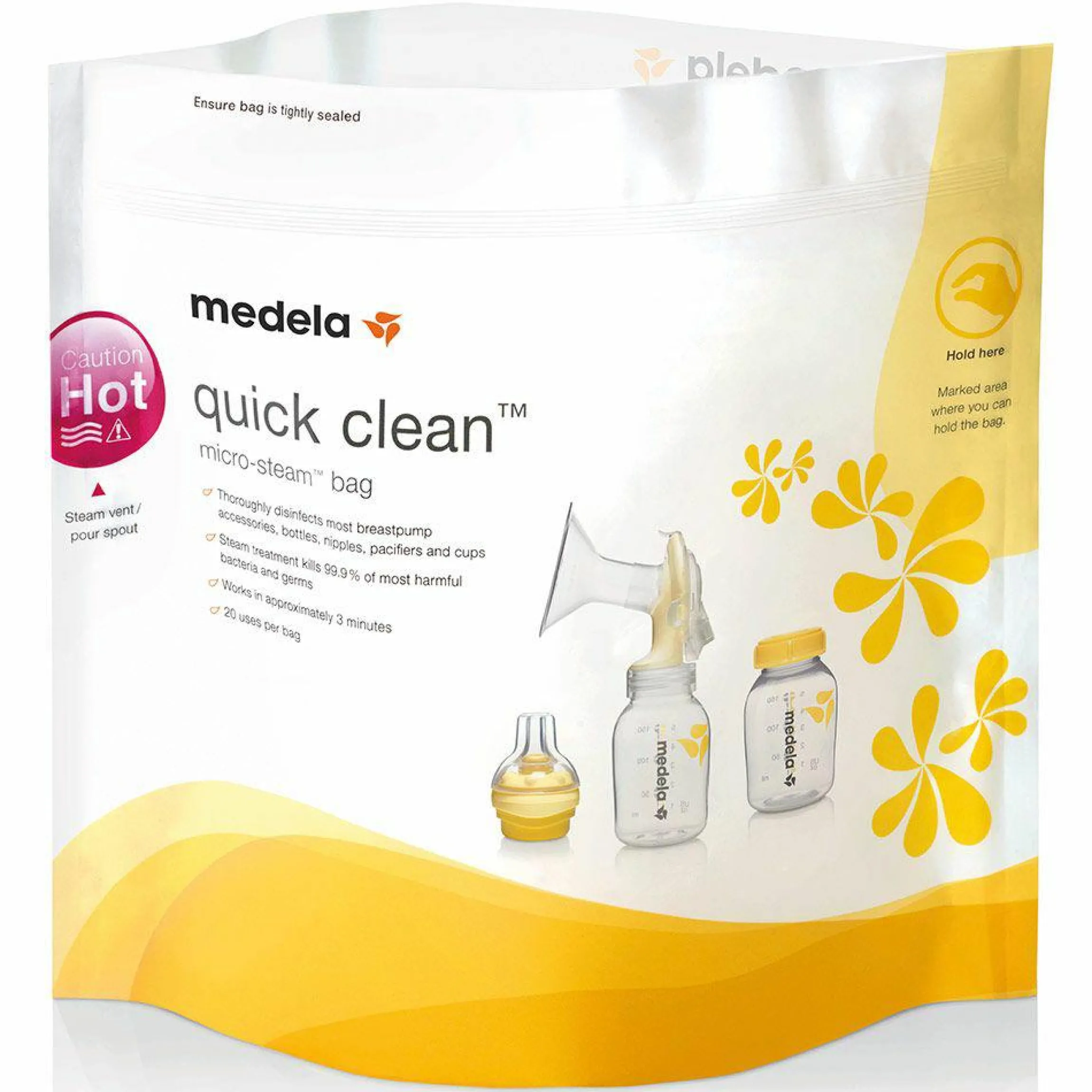 Mikrowellen-Beutel 5er Pack Quick Clean