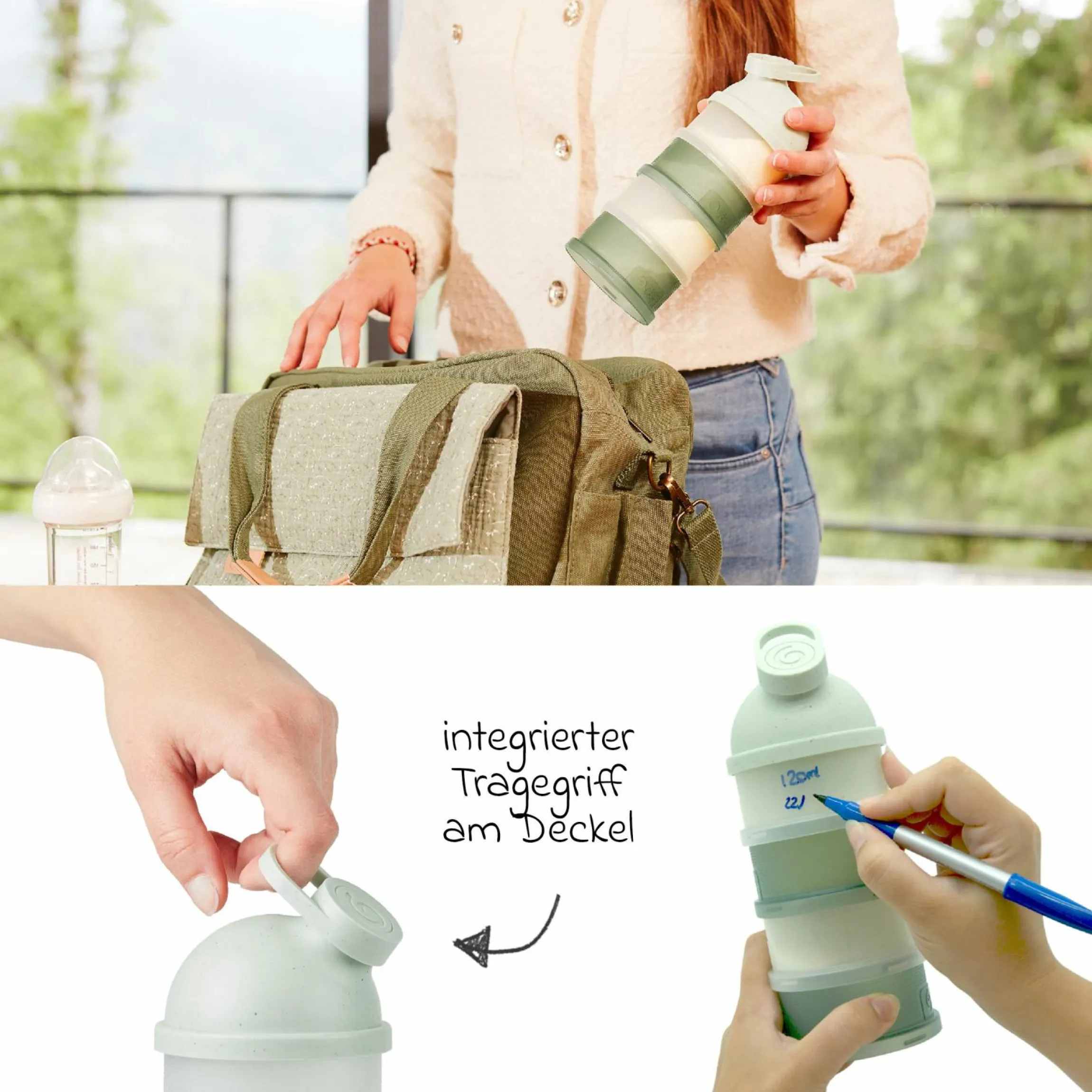 Milchpulverportionierer - Green