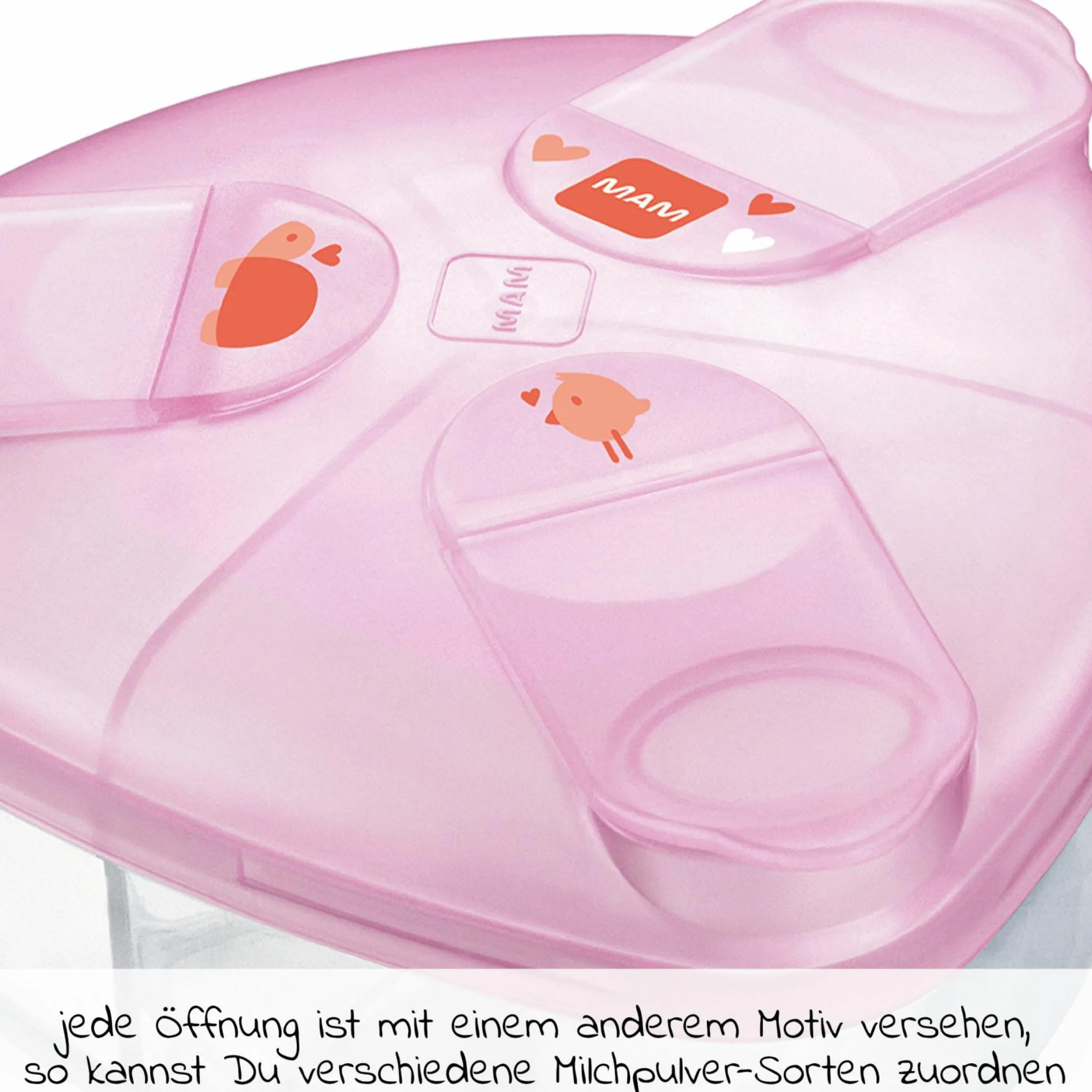 Milchpulverspender Milk Powder Box - Schildkröte & Vogel