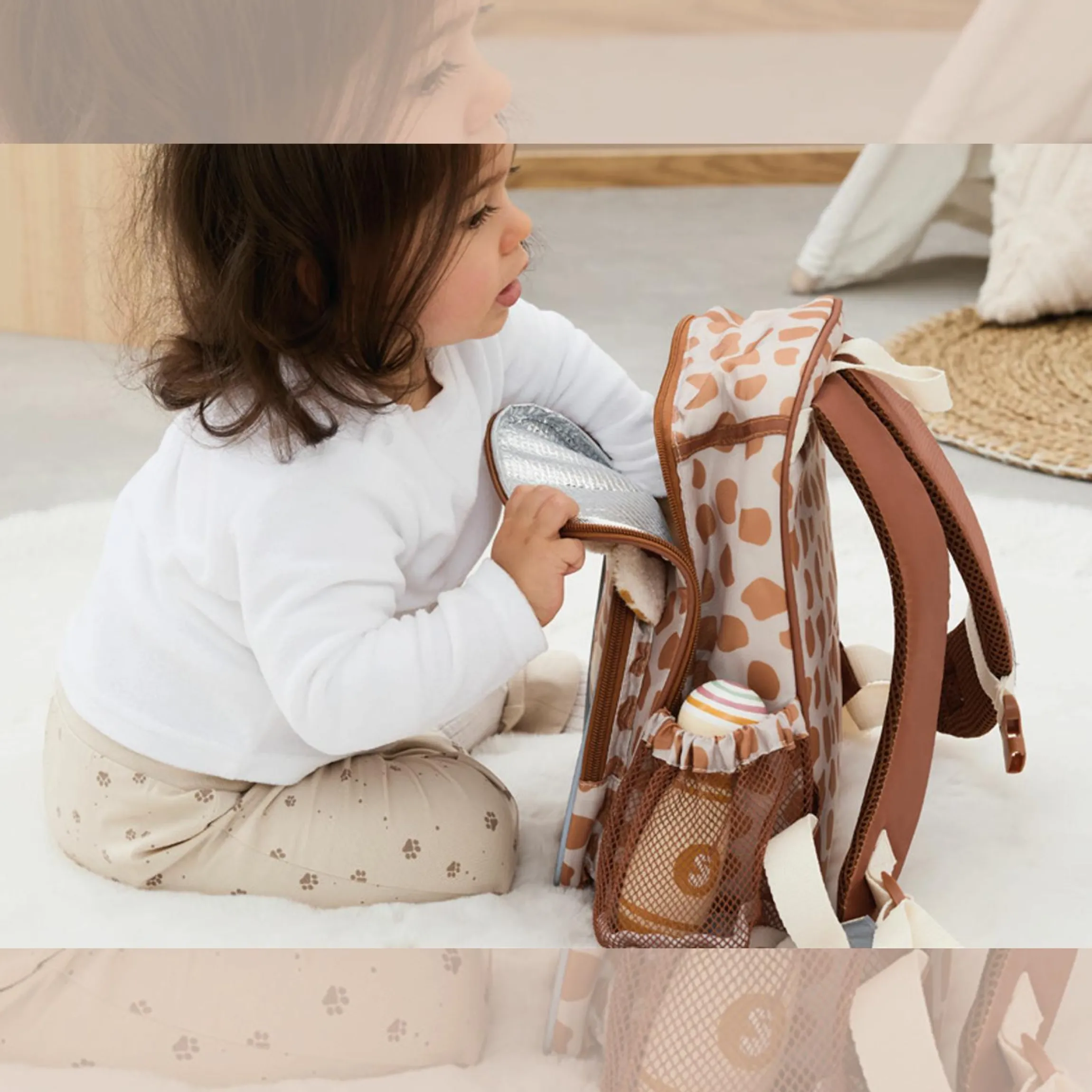 Mini-Rucksack - Giraffe Kaya