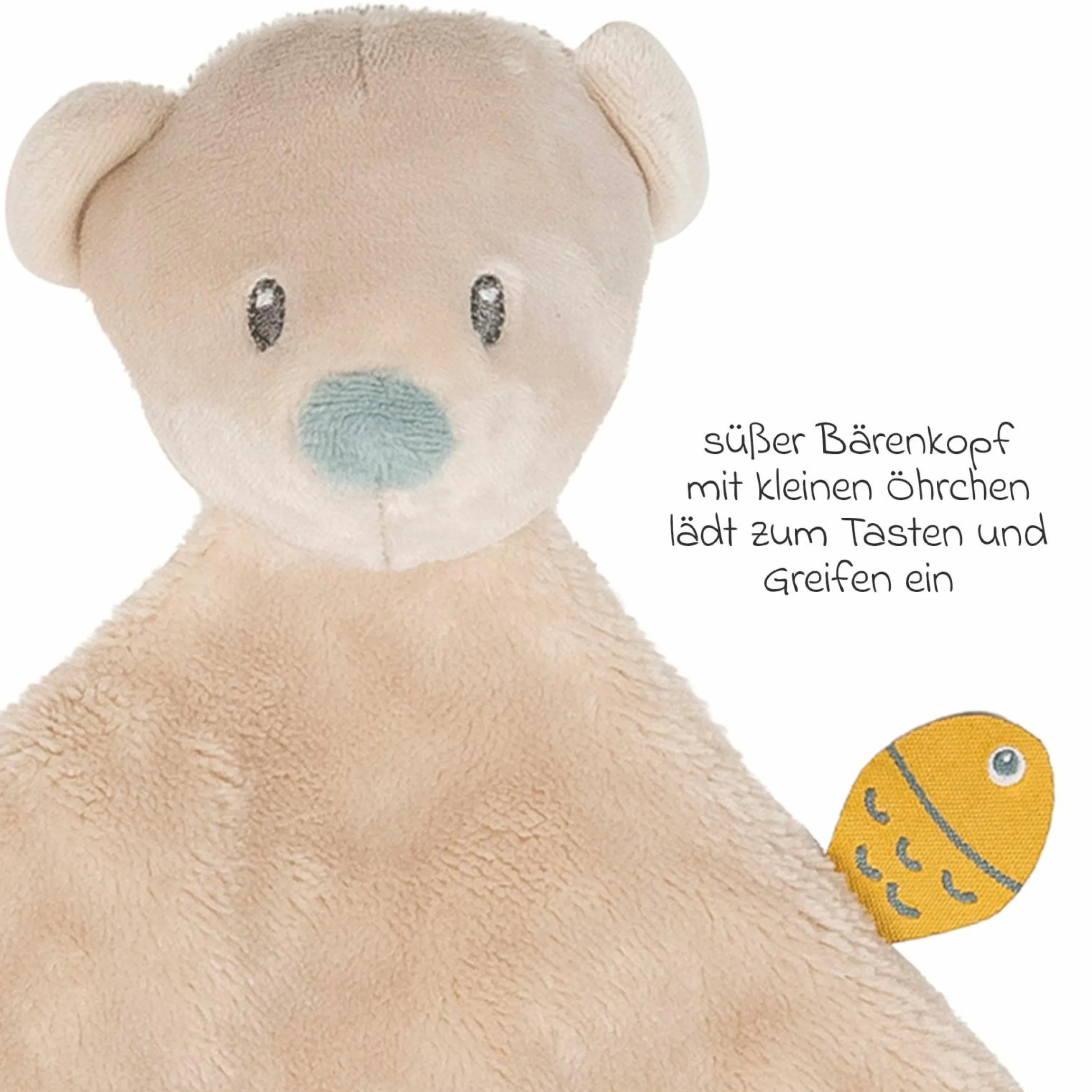 Mini-Schmusetuch - Bär Jules