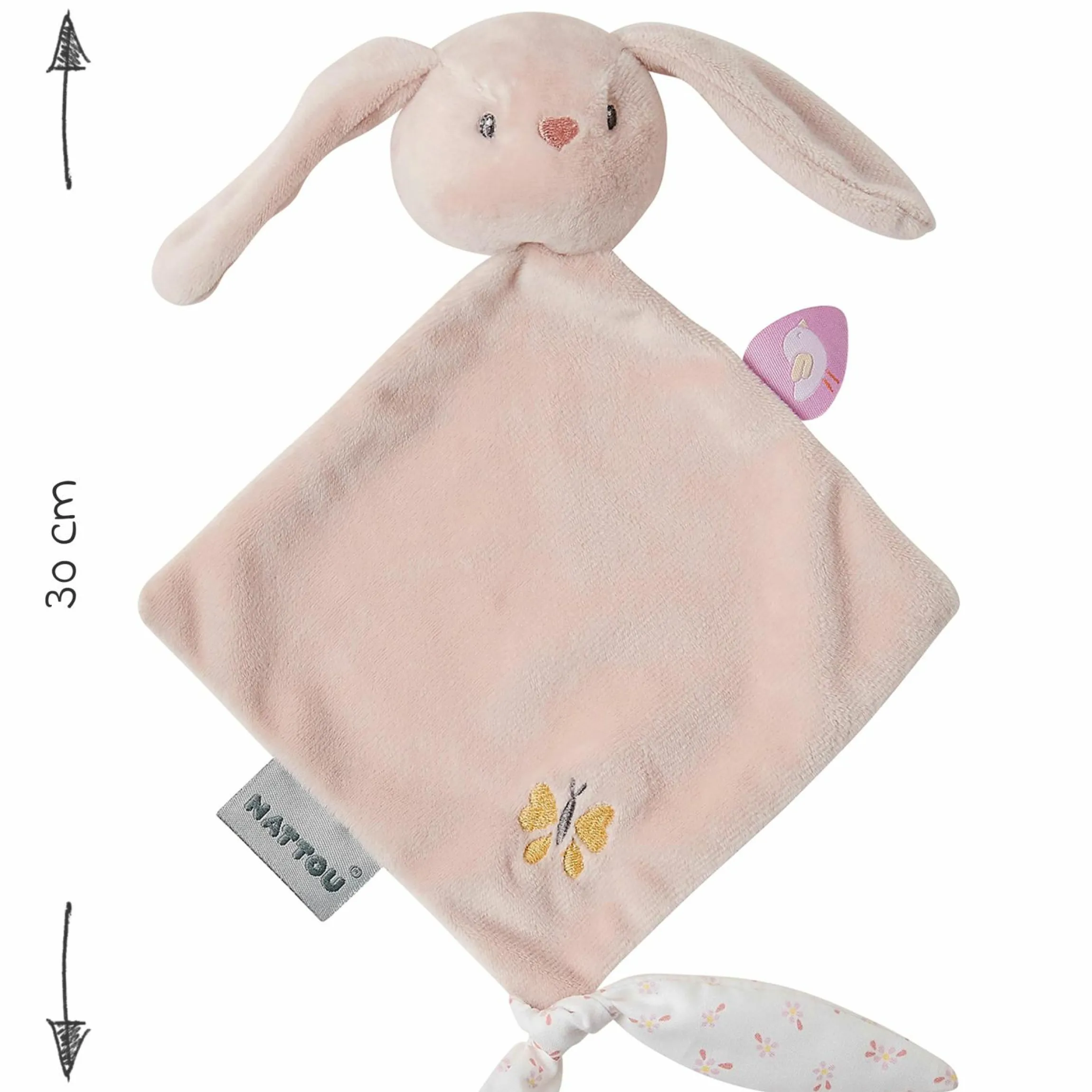 Mini-Schmusetuch - Hase Pomme