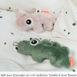 Mini-Spieltier / Rassel - Croco - Grün