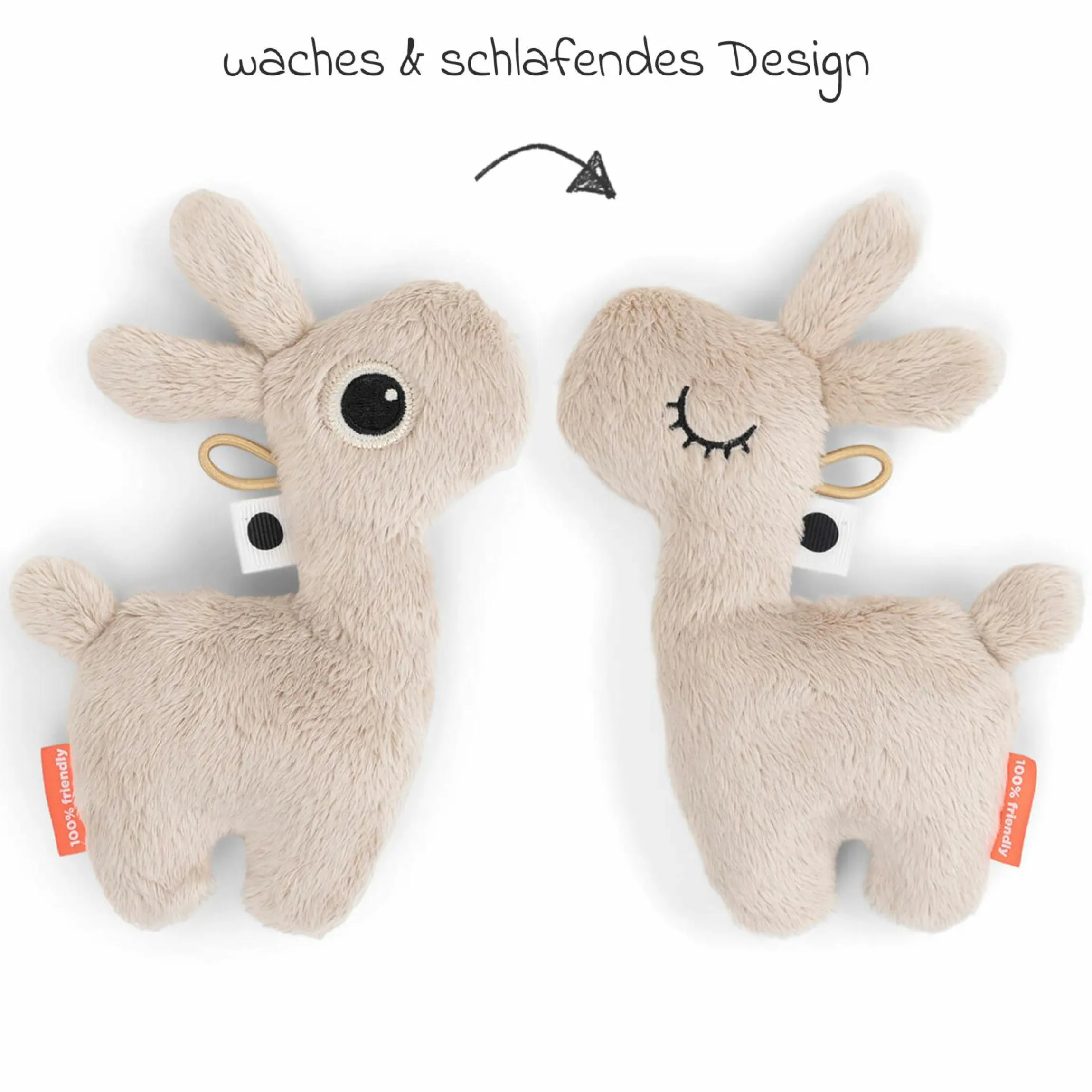 Mini-Spieltier / Rassel - Lalee - Sand