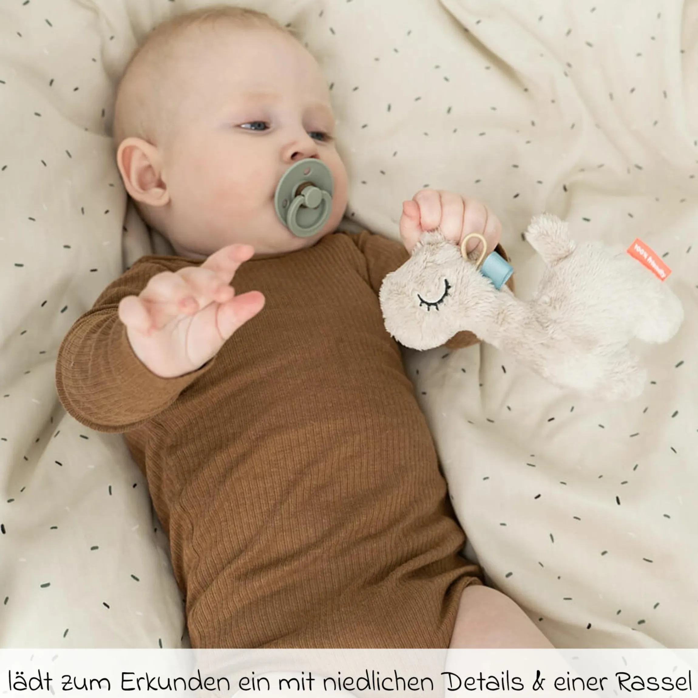 Mini-Spieltier / Rassel - Lalee - Sand