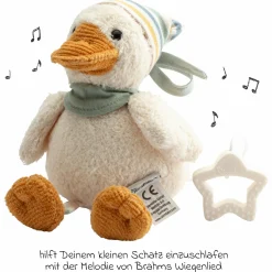 Mini-Spieluhr 19 cm - Ente Edda