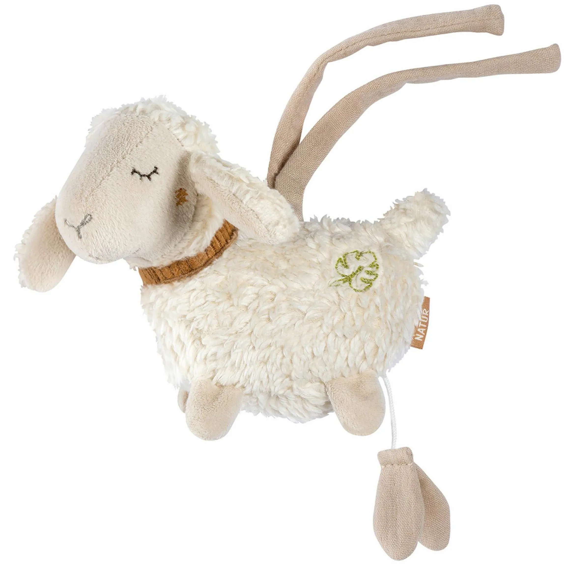 Mini-Spieluhr 14 cm NATUR - Schaf