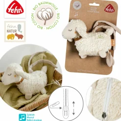 Mini-Spieluhr 14 cm NATUR - Schaf