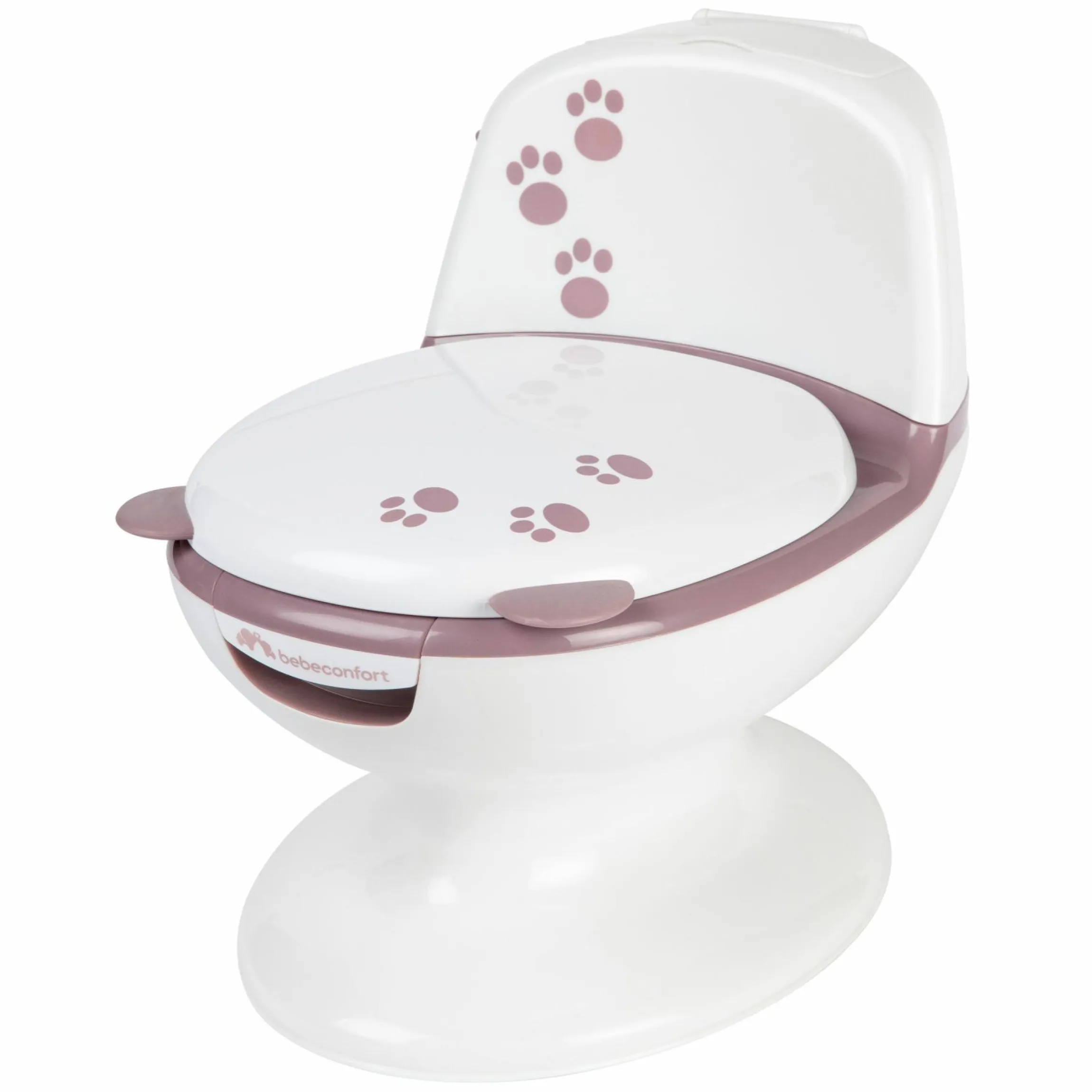 Mini-Toilette mit Spültaste und Spülgeräusche - Pink