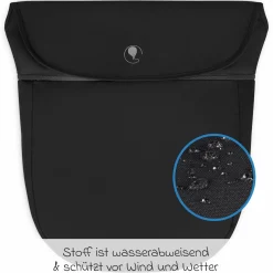 Mitwachsende Beindecke für Kinderwagen - Pure - Coal - Kollektion 2025