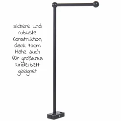 Mobilehalterung für alle Modelle mit Rundstäben - Schiefergrau lackiert - Kollektion 2024