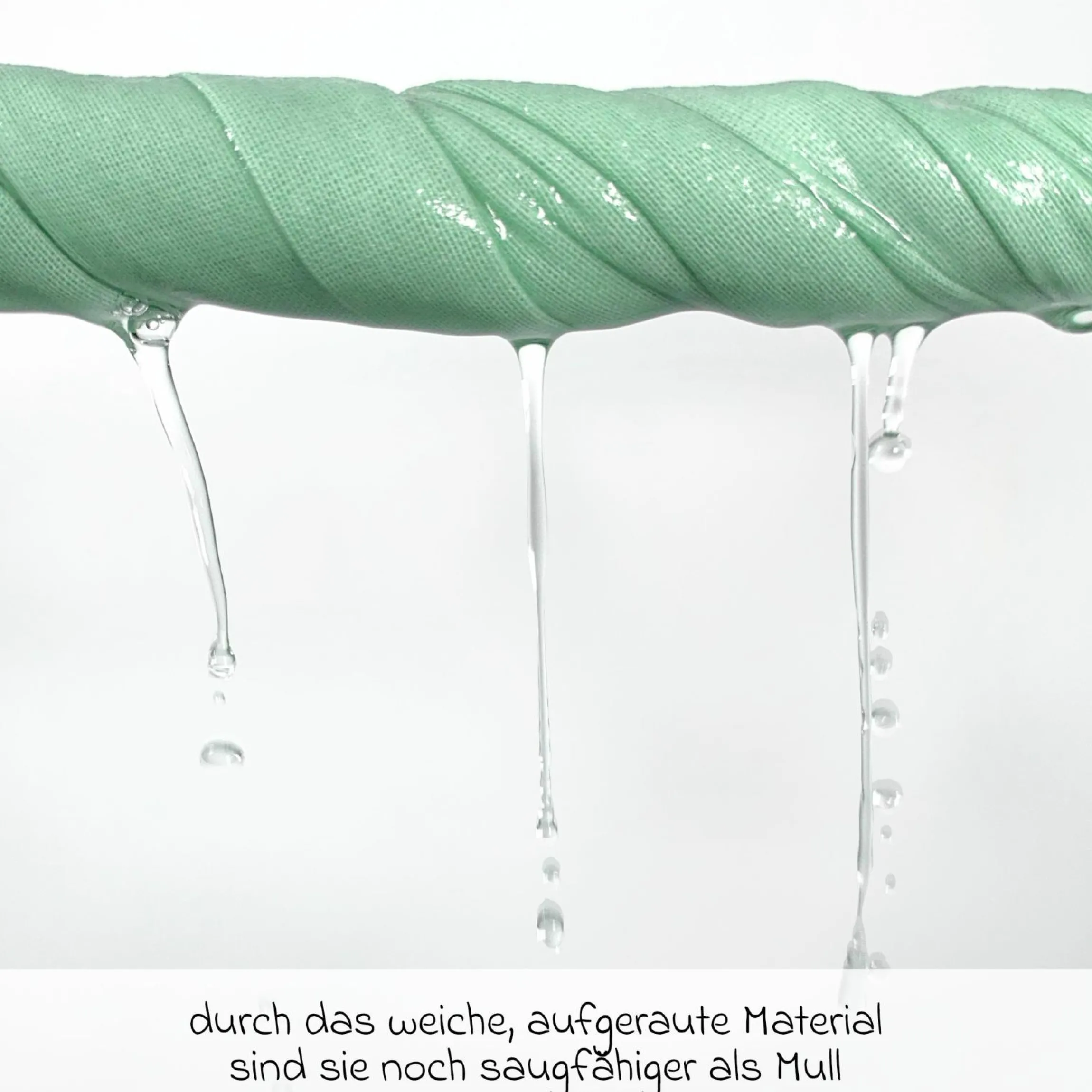 Moltontuch / Moltonwindel 4er Pack 80 x 80 cm - Patina / Mint