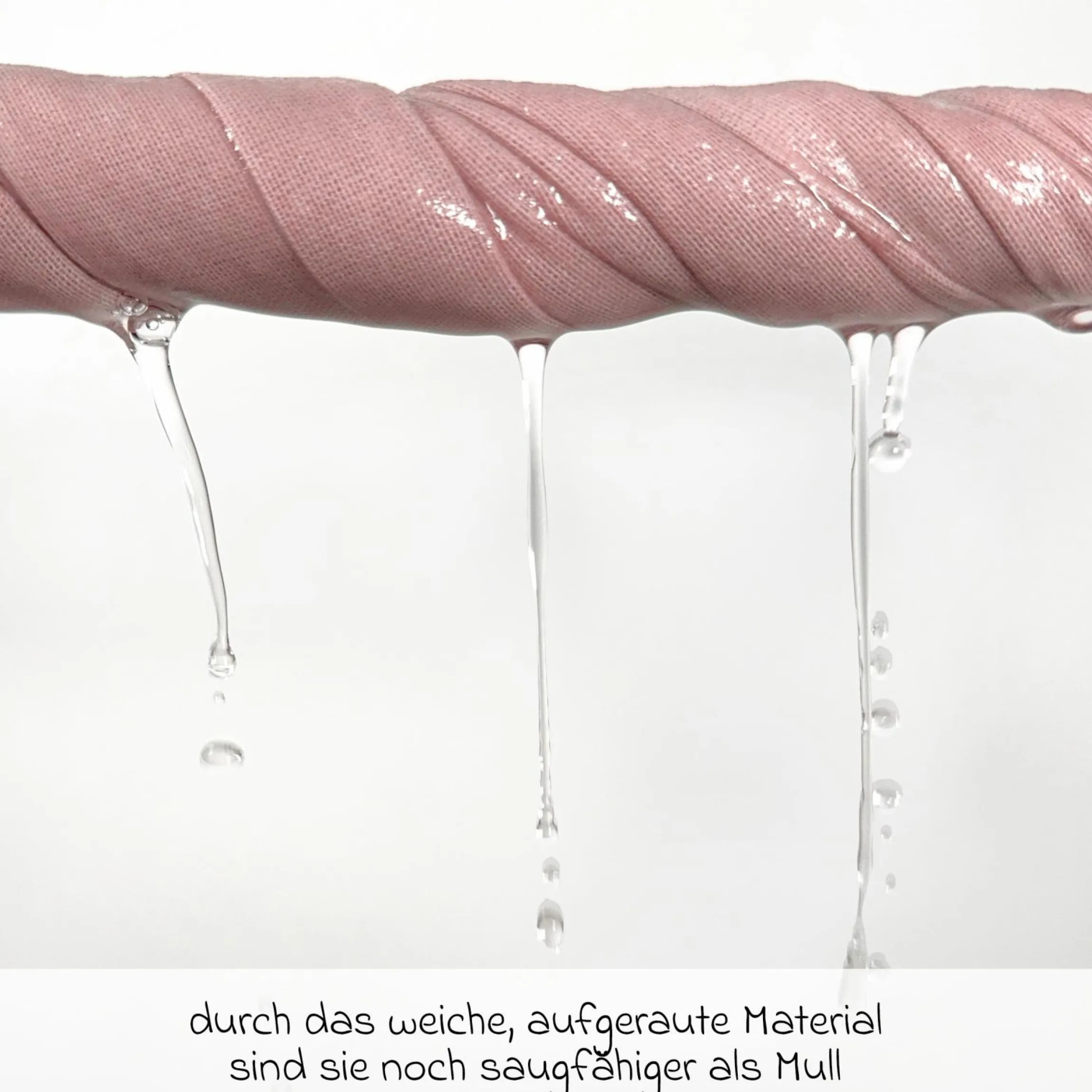 Moltontuch / Moltonwindel 4er Pack 80 x 80 cm - Orchidee / Puder
