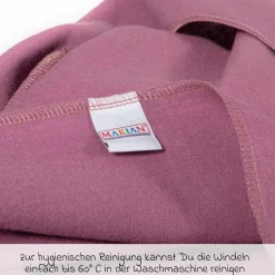 Moltontuch / Moltonwindel 4er Pack 80 x 80 cm - Orchidee / Puder