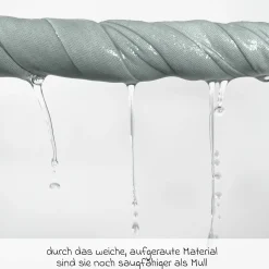 Moltontuch 3er Pack - Sterne - Weiß Grau