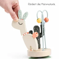Motorik-Schleife mit Saugfuß Stick & Stay - Lalee - Sand