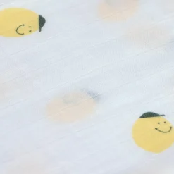 Mulltuch 3er Pack Heavenly Soft Swaddle L - Bambus 80 x 80 cm - Happy Fruits - Lemon