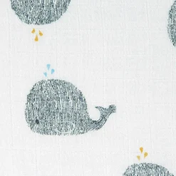 Mulltuch 3er Pack Heavenly Soft Swaddle L - Bambus 80 x 80 cm - Little Water Whale