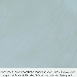 Mull-Waschhandschuh 3er Pack - Mint Eisblau