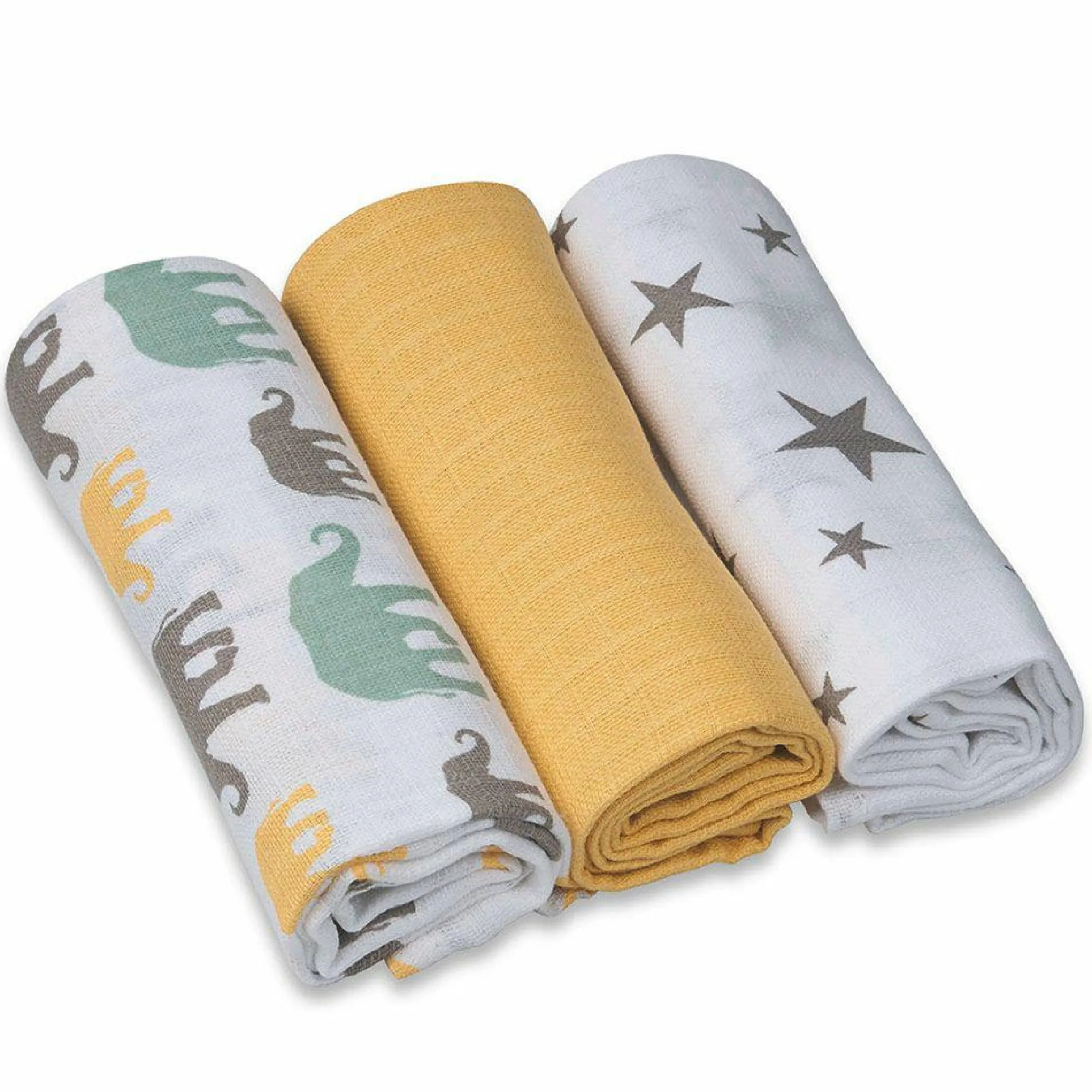 Mullwindel 3er Pack 70 x 70 cm - Mango