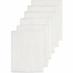 Mullwindel 6er Pack 60 x 60 cm - Weiß