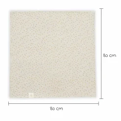 Mullwindeln / Mulltücher / Spucktücher Cuddle N Clean - 3er Set 80 x 80 cm - Beige Dots / Cork / Beige