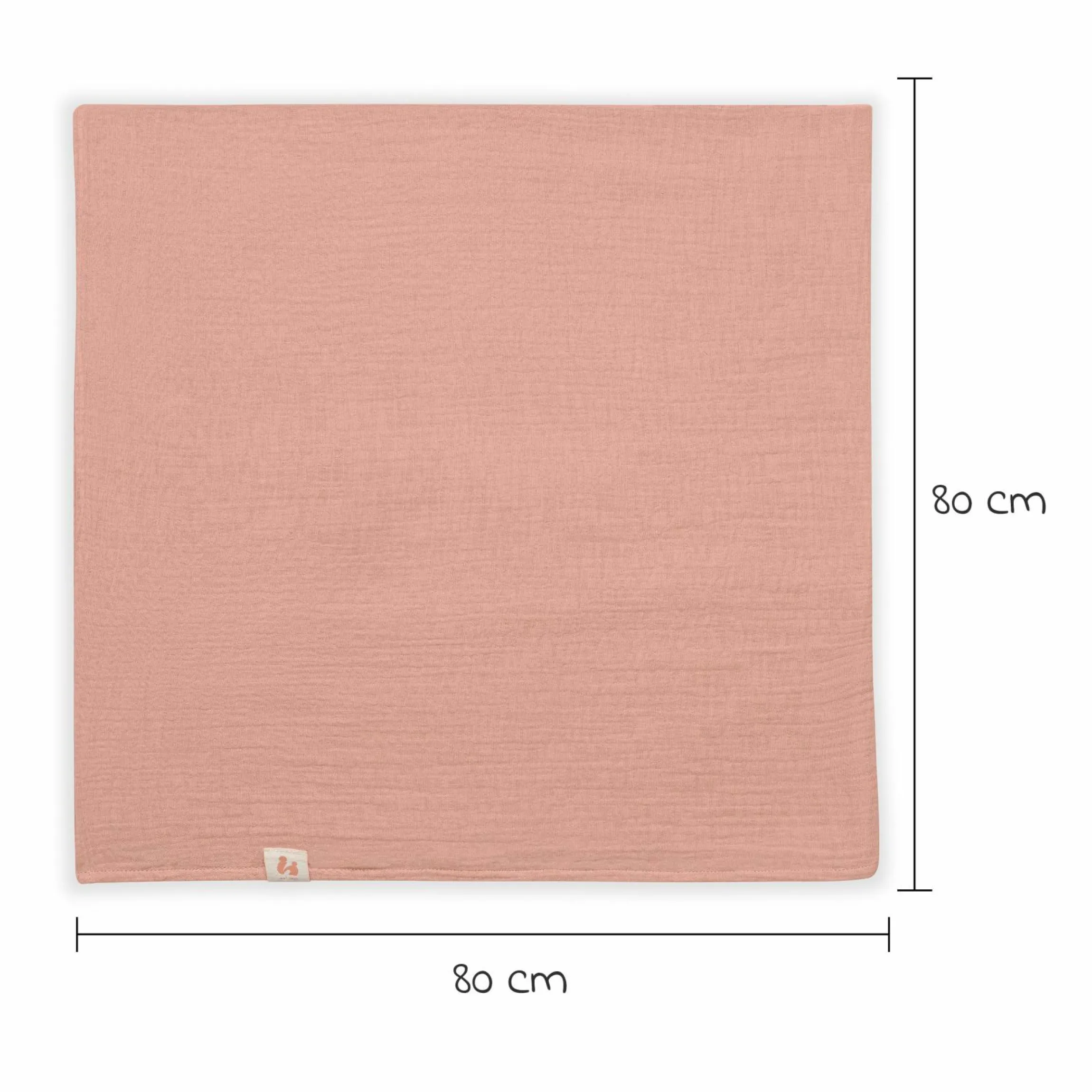 Mullwindeln / Mulltücher / Spucktücher Cuddle N Clean - 3er Set 80 x 80 cm - Sage / Beige Dots / Cork