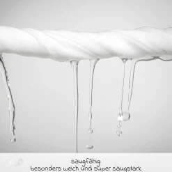 Mullwindeln / Mulltücher / Spucktücher 10er Pack 35 x 50 cm - Weiß