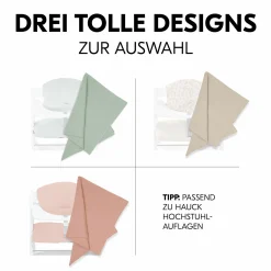 Mullwindeln / Mulltücher / Spucktücher Cuddle N Clean - 3er Set 80 x 80 cm - Sage / Beige / Cork