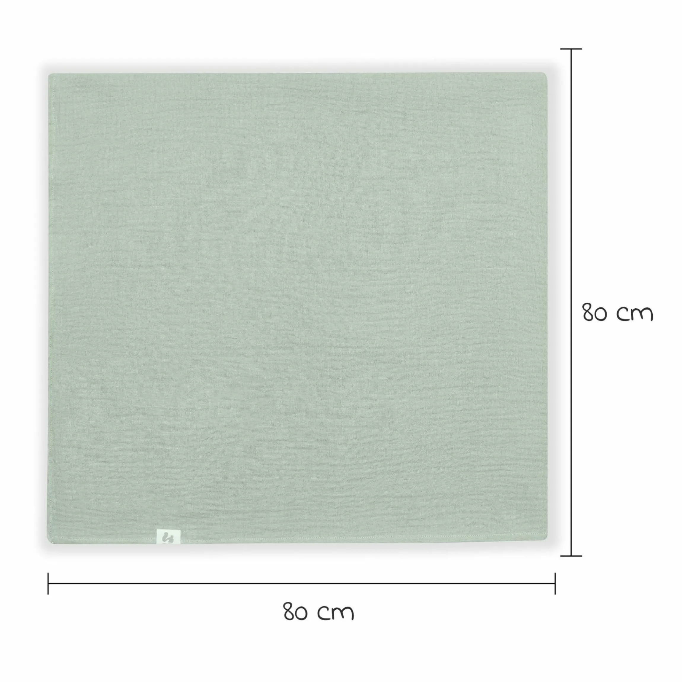 Mullwindeln / Mulltücher / Spucktücher Cuddle N Clean - 3er Set 80 x 80 cm - Sage / Beige / Cork