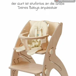 Multifunktionaler Hochstuhl-Set inkl. Babysitz, Tischplatte, Spielwürfel, Sicherheitsgurt - Hochstuhl, Schaukel, Treppe, Lerntower & Babywippe in einem bis 150 kg nutzbar - Grün - Kollektion 2024