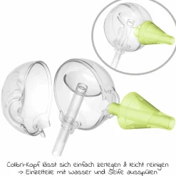 Mundbetriebender Nasensauger Eco - Grün