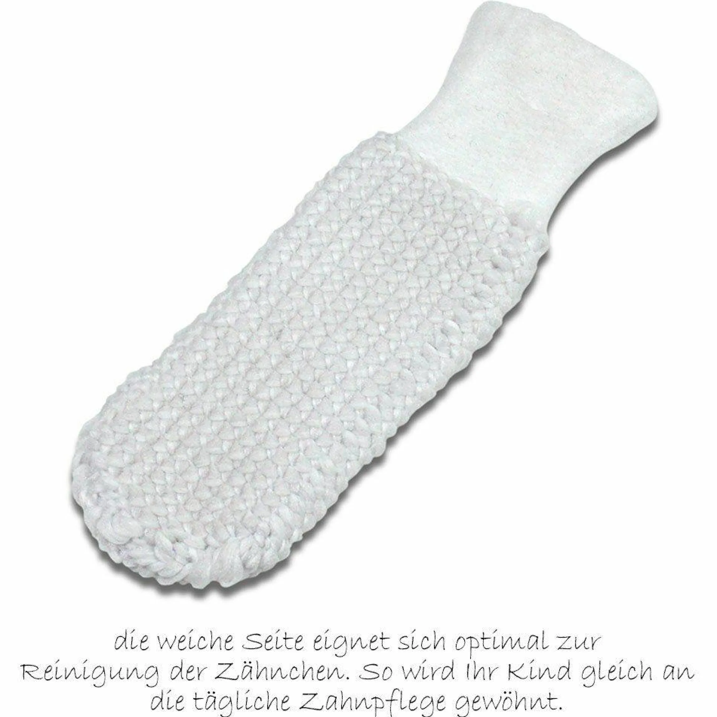 Mundpflege-Fingerling 2er Pack Silber-Fee