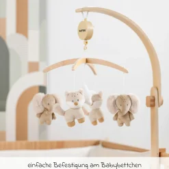 Musik-Mobile aus Holz - Oli & Flo