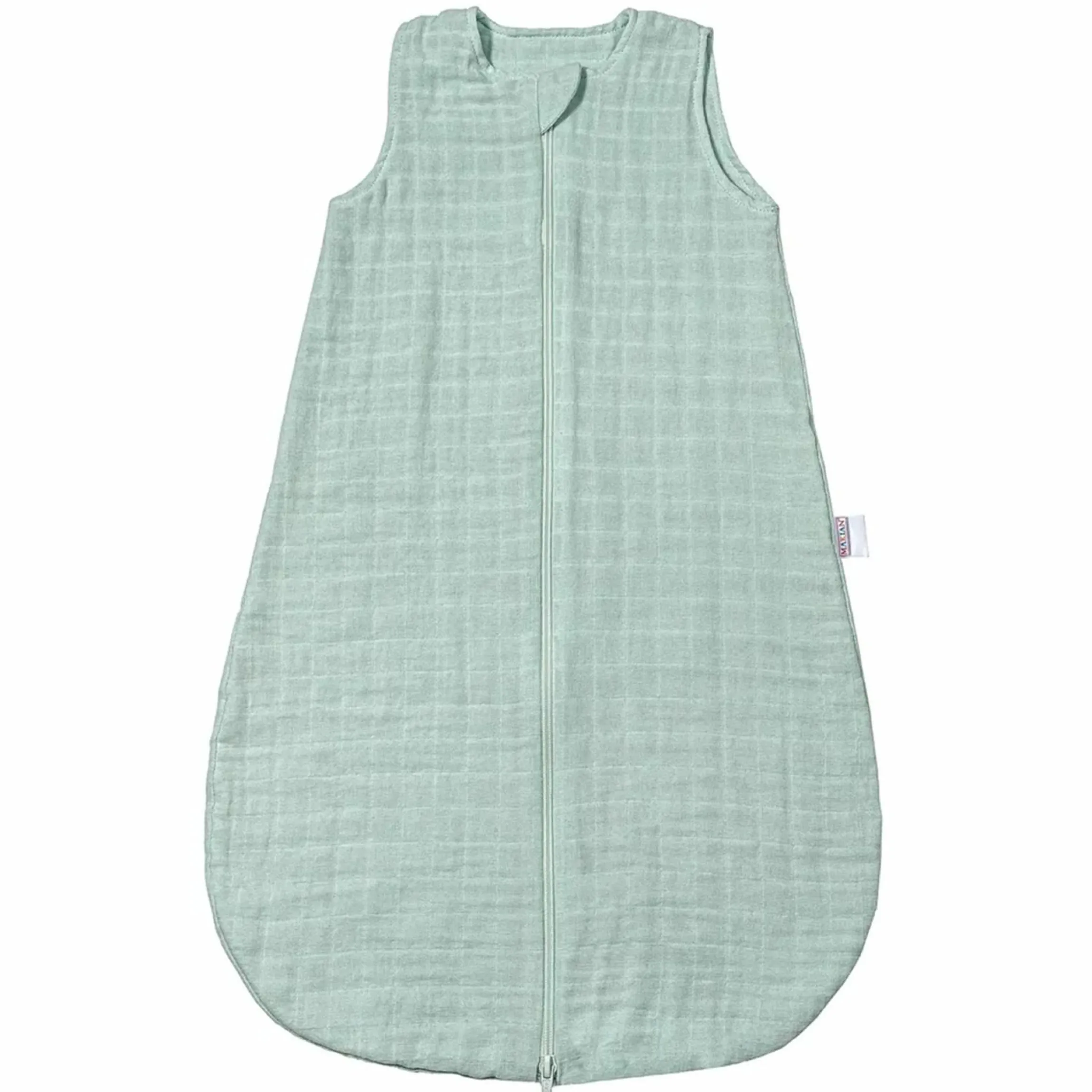 Musselin-Schlafsack - Mintgrün - Gr. 90 cm