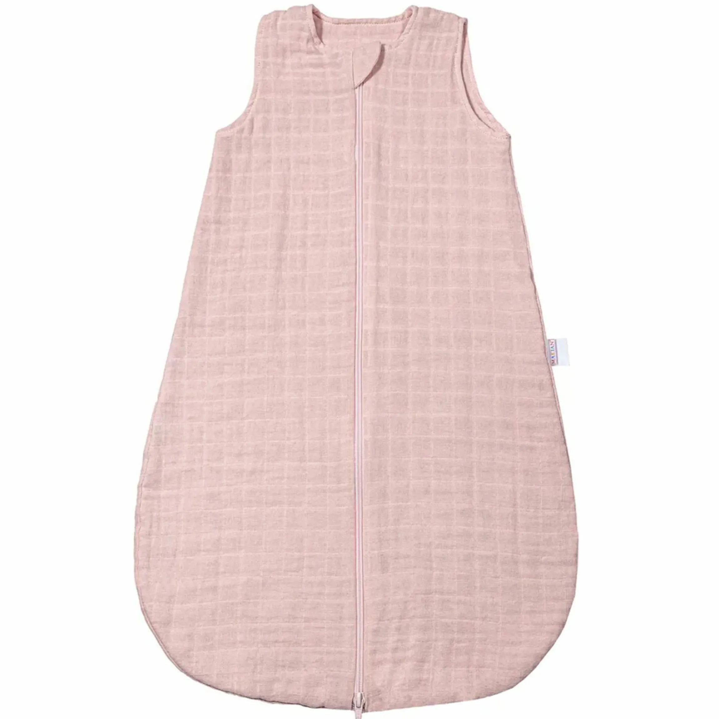 Musselin-Schlafsack - Puderrosa - Gr. 90 cm