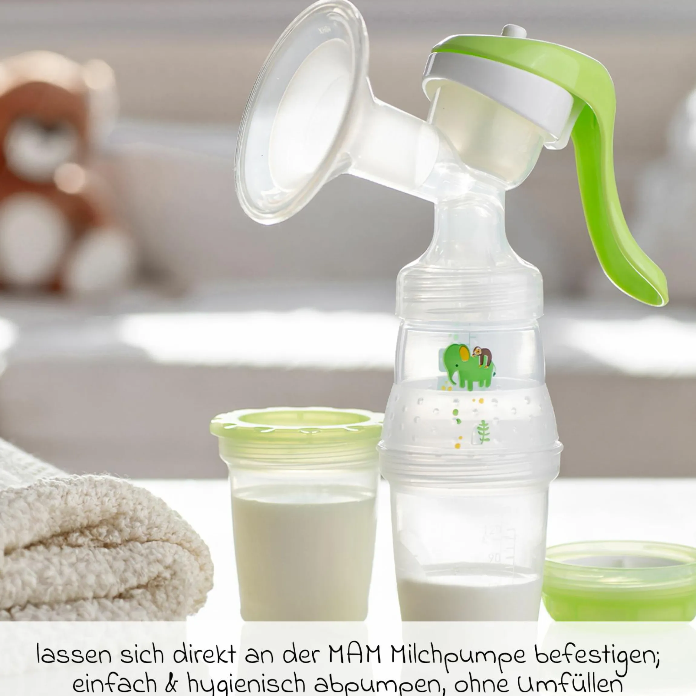 Muttermilch-Aufbewahrungsbehälter 5er Pack je 120 ml