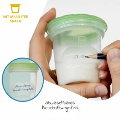 Muttermilch-Aufbewahrungsbehälter 5er Pack je 120 ml