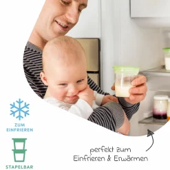 Muttermilch-Aufbewahrungsbehälter 5er Pack je 120 ml