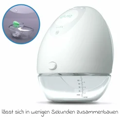 Muttermilch-Auffangflasche 3er Pack für Milchpumpe Elvie Pump 150 ml - Clear